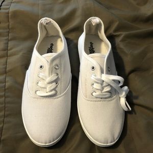 Charlotte Russe Lace-Up Canvas/Sneakers